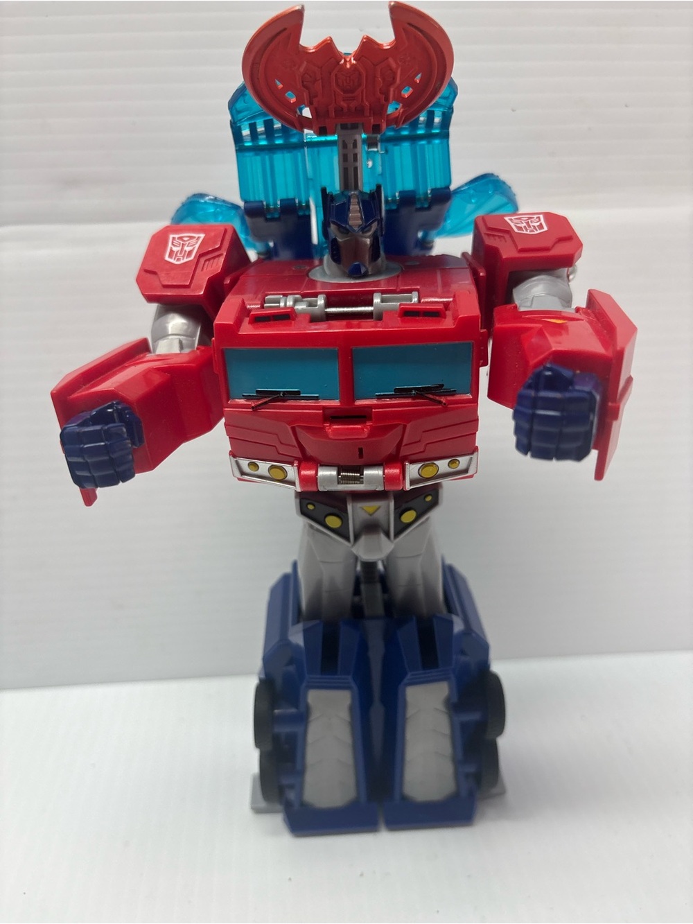 Transformers Optimus Prime Cyberverse Ultimate Class E7112 9” Complete Hasbro